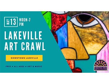 May 13 Lakeville Art Crawl 12-7 p.m.