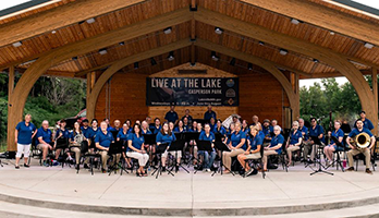 Lakeville Area Community Band at the Casperson Park Outdoor Performance Stage