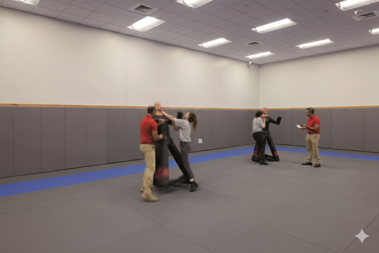 Mats Room, room with mats on the wall